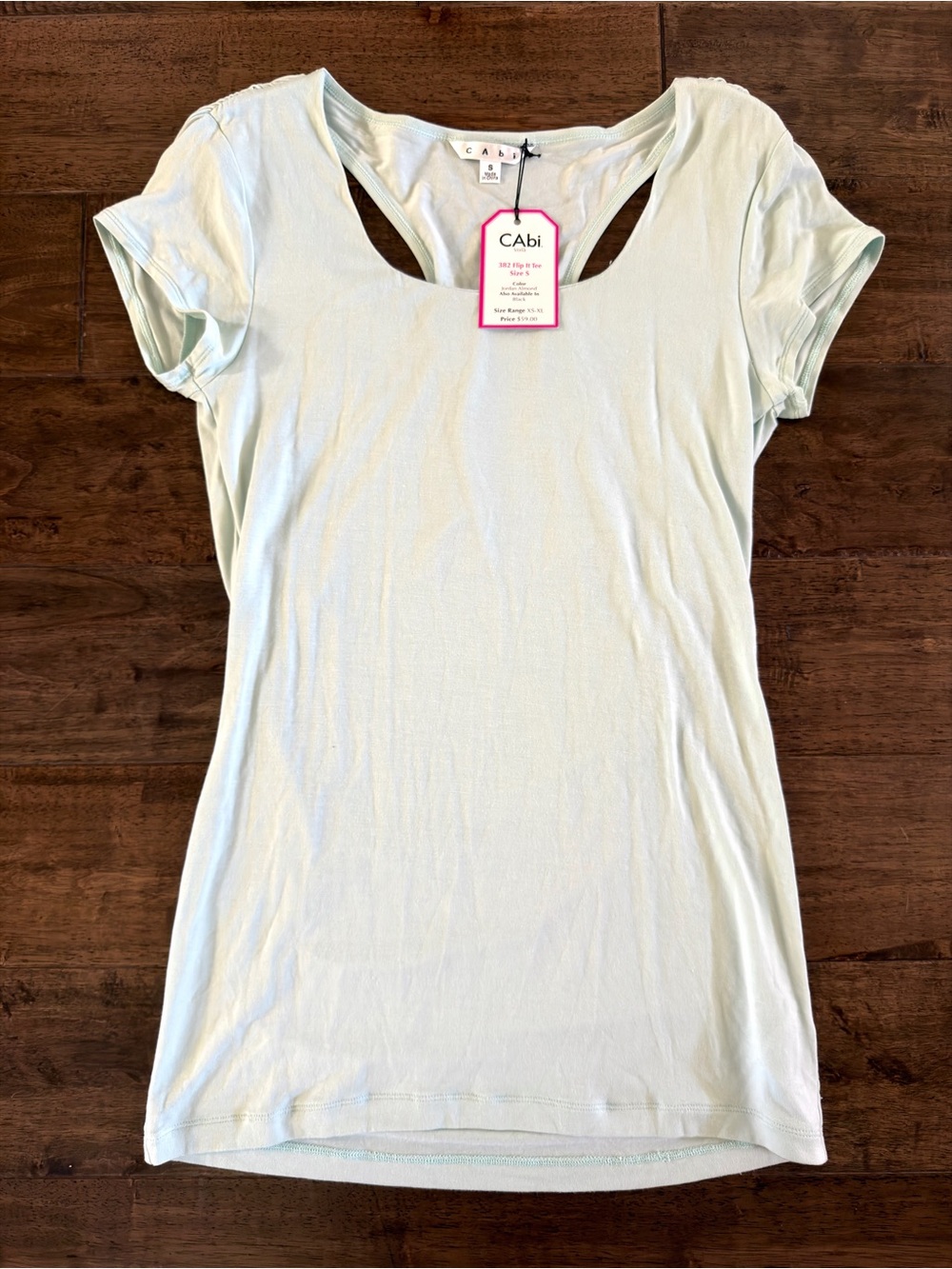 CAbi Short-Sleeve Flip It Scoop Neck Tee